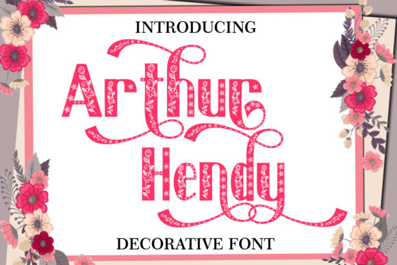 Arthur Hendy: A Bold, Thick-Lettered Display Font for Modern Brands