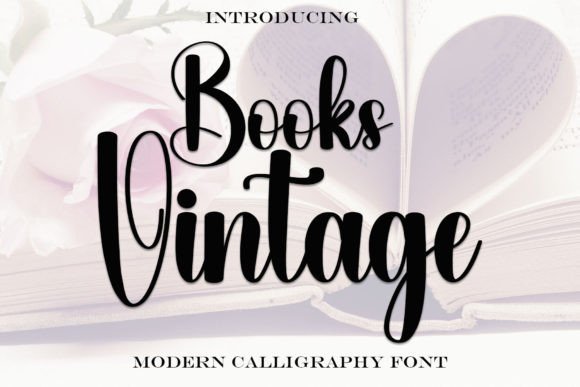 Books Vintage: The Festive Font for Holiday Designs