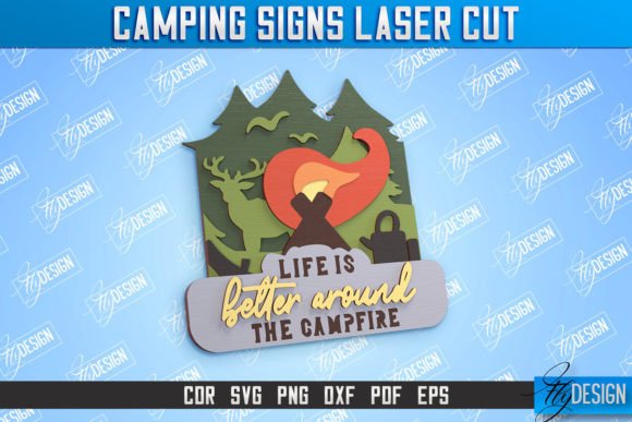 Bring the Outdoors Inside with a 3D Adventure Camping Sign Stand