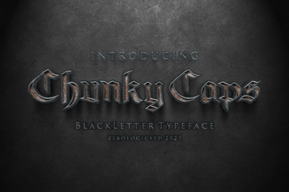 Chunky Caps: Reviving Gothic Boldness for the Modern Digital Age
