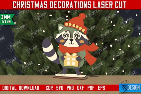 Crafting Holiday Magic: The Ultimate Guide to Laser-Cut Raccoon Christmas Decorations
