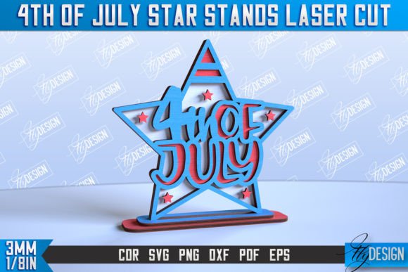 Crafting Independence: The Ultimate Guide to the 4th of July Star Stand Patriotic Star CNC Project