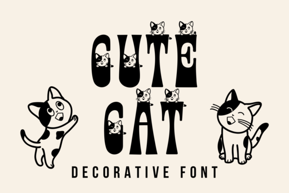 Cute Cat Font: Playful Design for Every Project