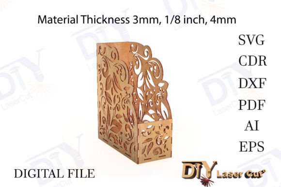 Elevate Your Desk with a Wooden Paper Tray Laser Cut Organizer