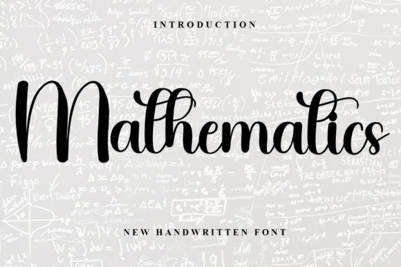 Evaluating Mathematics: A Festive Typeface for Holiday Design Projects