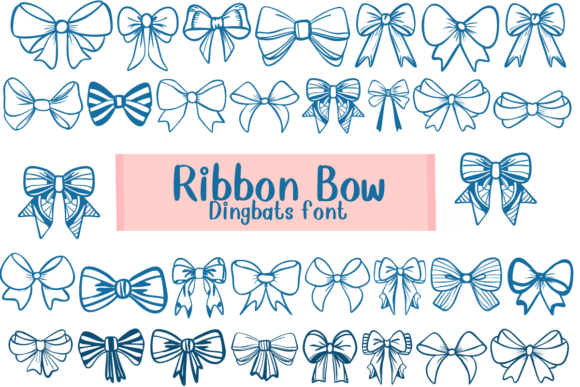 Evaluating Ribbon Bow: A Decorative Dingbat Font for Creative Projects