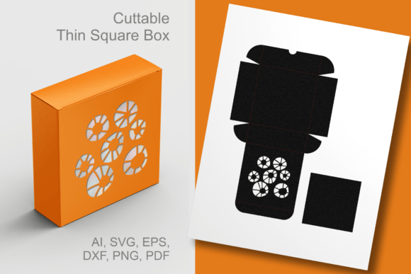 Evaluating the Organic Shapes Thin Square Box Template for Custom Packaging
