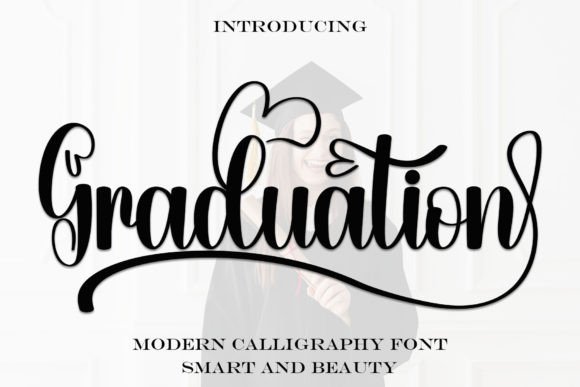 Graduation: A Festive Typeface for Holiday Designs