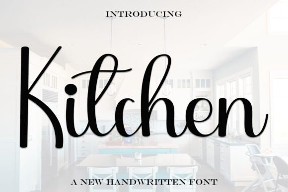 Kitchen: A Festive Typeface for Holiday Design