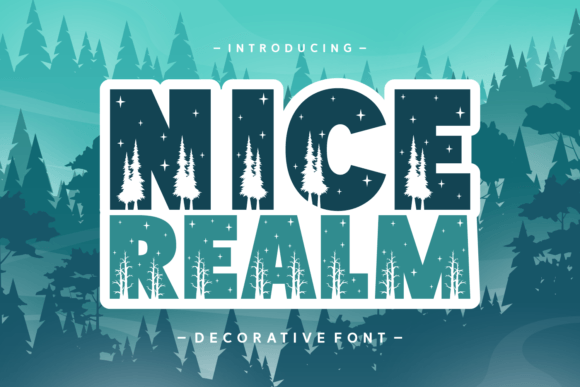 Nice Realm: Crafting Serenity Through Decorative Typography