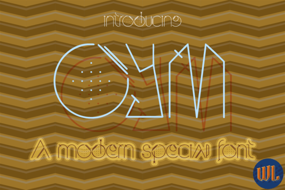 Oym: A Modern Display Font for Bold Brand Identity