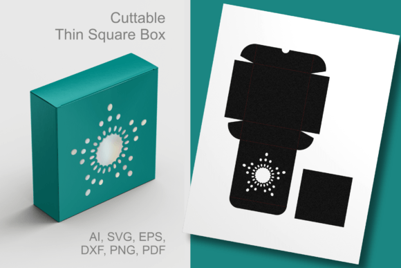 Point Star Window Square Box Template Guide