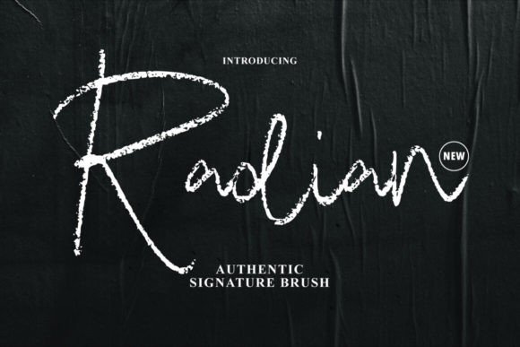 Radian: Strategic Typography for Brand Distinction and Visual Communication