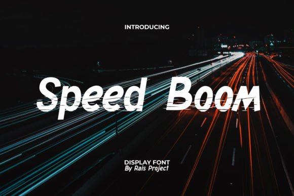 Speed Boom: The Ultimate Gaming Font for Dynamic Designs