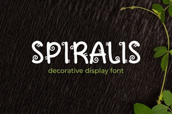 Spiralis: Elevate Your Design with Elegant Typography
