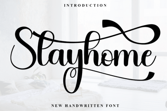 Stayhome: A Festive Typeface for Holiday Designs