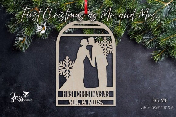 Strategic Design Planning with the Newlywed Christmas Ornament Laser Svg