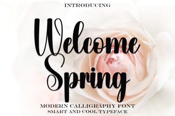 Welcome Spring: A Festive Typeface for Joyful Designs